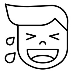 Laughing icon