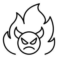 Angry icon