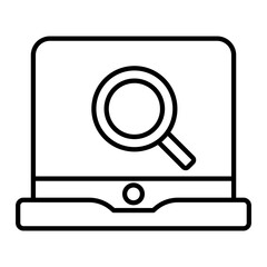 Surfing the internet icon