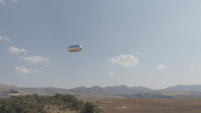 UAP UFO tic tac hovering in the air