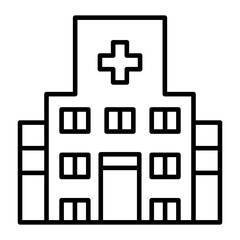 Obraz premium Hospital icon