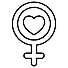 Female symbol icon