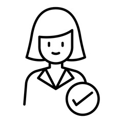 Qualified staff icon