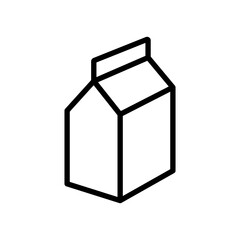 Milk box icon