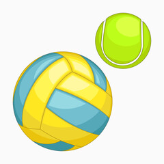 Vector Sports ball collection set. - 630419316