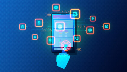 Superapp with Microapps - Conceptual Illustration