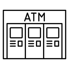 ATM machine icon