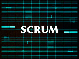 Scrum software development, scrum sprint scheme framework. Scrum methodology process, agile project management, model, scrum workflow lifecycle, product development. 
