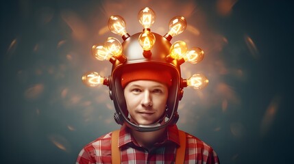 Helm des Genies: Wenn Ideen leuchten