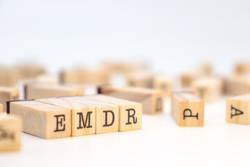 EMDR word Eye Movement Desensitization and Reprocessing 