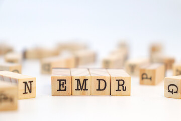 EMDR word Eye Movement Desensitization and Reprocessing 