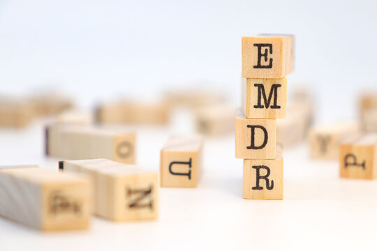 EMDR word Eye Movement Desensitization and Reprocessing 