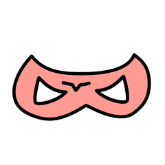 superhero mask vector icon