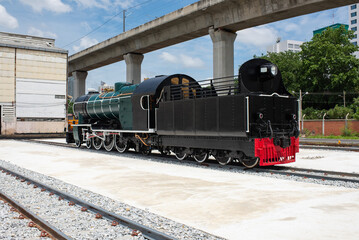 The Hanomag steam locomotive  was restored and repainted in the railway factory.