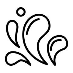 Water splash icon