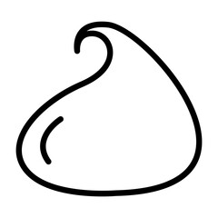 Chocolate mousse icon