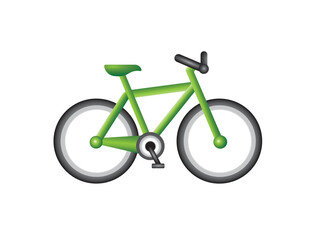 Bicycle vector illustration on isolated background