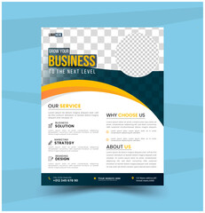 flyer. newest trendy creative corporate multipurpose minimal official business advertising magazine poster flyer with creative corporate trendy geometric shape template print desi Layout .