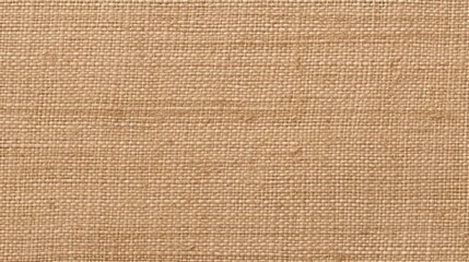 Fototapeta na wymiar Jute hessian sackcloth canvas woven texture pattern background in light beige cream brown color blank empty.