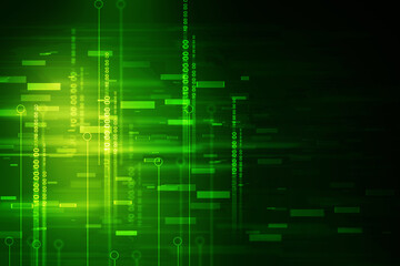 2d illustration Abstract futuristic electronic circuit technology background
