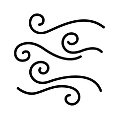 Obraz premium Wind icon