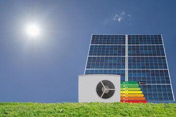 Energieeffiziente Wärmepumpe mit Photovoltaik