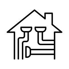 Plumbing system icon