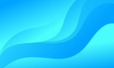 Blue wave. Blue abstract wave flow, vector abstract design element.
