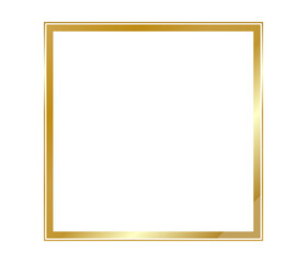 vector realistic golden frame