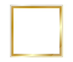 Obraz premium Realistic golden frame