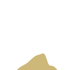 Desert Rock Vector,Cartoon Stone Canyon arc