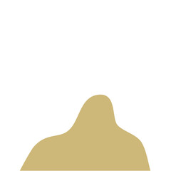 Desert Rock Vector,Cartoon Stone Canyon arc