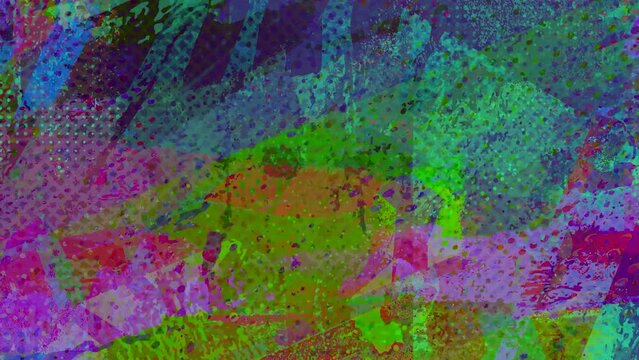 modern colorful graffiti abstract art grunge background loop video