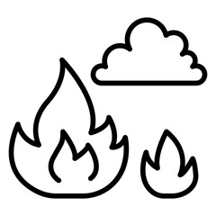 Burning icon
