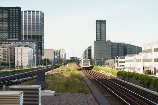 The developing city area in Copenhagen, called &Oslash;restad.