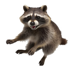 Obraz premium raccoon transparent background