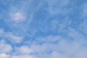 blue sky with clouds background