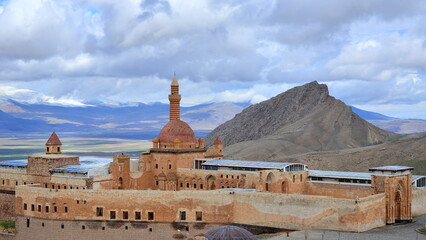 Ishak Pasha Palace, one of the few surviving examples of historic Turkish palaces. Construction...