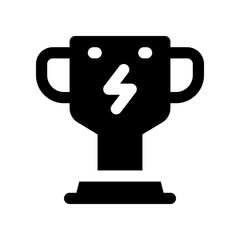 trophy icon. vector icon for your website, mobile, presentation, and logo design.