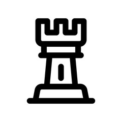 chess icon. vector icon for your website, mobile, presentation, and logo design.