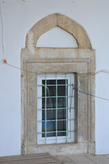 marble window of historical mosque