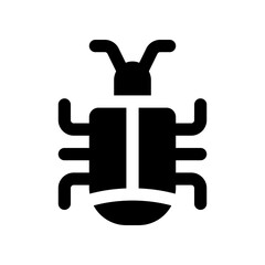 internet bug icon. vector icon for your website, mobile, presentation, and logo design.