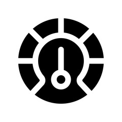 speed test icon. vector icon for your website, mobile, presentation, and logo design.
