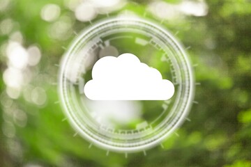 Reduce CO2 concept on nature background