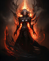 Dark Sorceress : Generative AI