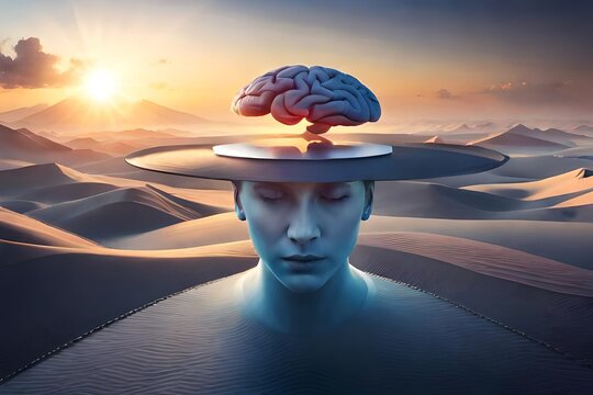 brain with the combination of artificial intelligence and technology