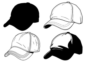Gorras vectoriales