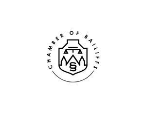 Chamber crest logo, chamber logo, vector illustration.