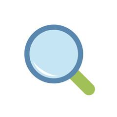 magnifying glass icon design vector template