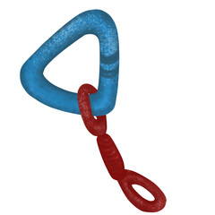 Safety Carabiner cute © Nisachon